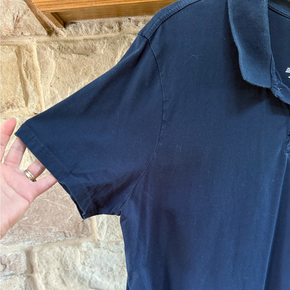 Men’s Classic St Johns Bay Navy Polo Shirt - Picture 4 of 5